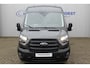 Ford Transit 350 2.0 TDCI L3H2 Trend 130pk Trend. Net ingereden, uit voorraad leverbaar ! Volautm. airco, metallic lak, lane- en side assist, adaptive cruise cntrl, navigatie by Apple carplay/Android auto cntrl, bijrijdersbank, USB aansluiting etc.
