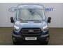 Ford Transit 350 2.0-130pk TDCI L3H2 Trend. Net ingereden, uit voorraad leverbaar ! Volautm. airco, metallic lak, lane- en side assist, adaptive cruise, navigatie by Apple carplay/Android auto cntrl, bijrijdersbank, USB aansluiting etc.