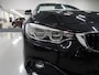 BMW 4-Serie Cabrio 430i High Executive Sport 252pk Zwart Leer Navigatie Bluetooth Nekverwarming Stoelverwarming Head-up display Sportvelgen Stuurverwarming Sportstoelen PDC Boekjes nette staat Airco-ecc