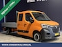 Renault Master 2.3 dCi 135 pk RIJKLAAR Pick up Open laadbak Dubbele cabine Euro6 Airco | 7-Zits | 2500kg Trekhaak Bluetooth-telefoonvoorbereiding