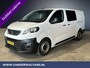 Peugeot Expert 2.0 BlueHDI 123pk L3H1 Dubbele Cabine Euro6 Airco | 2x zijdeur | 2500kg Trekhaak | 5-Zits Cruisecontrol, Parkeersensoren