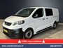 Peugeot Expert 2.0 BlueHDI 123pk L3H1 Dubbele Cabine Euro6 Airco | 2x zijdeur | 2500kg Trekhaak | 5-Zits Cruisecontrol, Parkeersensoren