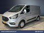 Ford Transit Custom 2.0 TDCI 130pk L1H1 Euro6 Airco | Camera | Navigatie | LED | Cruisecontrol Parkeersensoren, Stoelverwarming, Verwarmde voorruit, Bijrijdersbank, 2500kg trekvermogen