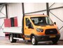 Ford Transit met nieuwe NIEUWE MOTOR OPEN LAADBAK DUBBELLUCHT TREKHAAK 2800KG