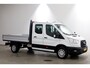 Ford Transit 350 2.0 TDCI 130pk L3H1 D.C. Trend Open Laadbak Trekhaak 2800kg 11-2021