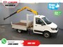 Volkswagen Crafter 50 165 pk Effer 352S Kraan/ Crane/ Kran/ Autokran/ PTO/ Open laadbak/ Dubbel Lucht