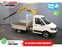Volkswagen Crafter 50 165 pk Effer 352S Kraan/ Crane/ Kran/ Autokran/ PTO/ Open laadbak/ Dubbel Lucht