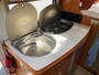 Hobby T 500 2.2 D Hobby T 500 GFSC Half-integraal camper > 140pk dwarsbed | kameerwagen | Camper