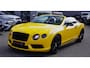 Bentley Continental GTC 4.0 V8S | Luxe leder met ruitmotief | MONACO YELLOW | UNIEKE auto | Gele Stiksels | Massage | Stoelkoeling