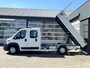 Peugeot Boxer 435 2.0 BlueHDI L3 DC Kipper Open laadbak Airco Cruise controle Trekhaak 3000kg trekgewicht 7-persoons Gereedschapskist Euro 6 P-up Kieper Pritshe