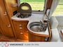 Hobby T 650 AK KLC 6 persoons Stapelbed Dubbellucht met luchtvering Trekhaak 2000KG zgan luifel safariroom Airco fietsenrek