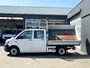 Volkswagen Transporter 2.0 TDI DC 3-zijdenkipper Pick-up Airco Trekhaak 2200 kg trekgewicht Telefoonverbinding 1e eigenaar Dealer onderhouden Kieper P-up Doka Pritsche Ahk 2200kg Euro 5