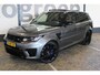 Land Rover Range Rover Sport 5.0 V8 Supercharged SVR | 551PK | Panorama dak | Meridian Audio| F1 flippers | Elektr. trekhaak | Alcantara hemel zwart | Schaalstoelen + verwarming en ventilatie | Standkachel | Stuurverwarming | Apple carplay |