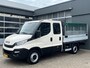 IVECO Daily 35S12D 2.3 345 Airco Trekhaak 3500kg trekgewicht 6-Persoons Open laadbak Pick-up P-up Bakwagen 1e eigenaar Euro 6 Bpm vrij voor particulier gebruik!!