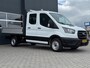 Ford Transit 2.0 TDCI 130pk L2 DC Pick-up | 7-pers | Airco | Trekhaak 2550KG | Bluetooth | 2.4m x 2.1m laadbak | Betonplex