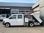 Volkswagen Transporter 2.0 TDI DC Maxilift Laadkraan Kipper Pick up open laadbak met Trekhaak 2200 kg trekgewicht 6-Persoons Werkverlichting Gereedschapskist 1e eigenaar BPM vrij !!!