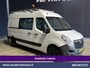 Opel Movano 2.3 Turbo 146pk L2H2 Dubbele cabine Euro6 Airco | Imperiaal | Omvormer | 2500kg Trekhaak | LM velgen Navigatie, Camera, Cruisecontrol, Parkeersensoren, 5-zits