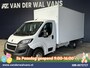 Peugeot Boxer 2.2 BlueHDi 141pk Bakwagen 436cm Lang Laadklep Euro6 Airco | Cruisecontrol | 1055kg laadvermogen Bijrijdersbank