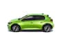 Peugeot e-208 GT | 8 jaar fabrieksgarantie of 160.000 kilometer op het accupakket | Adaptieve cruise control met Stop&Go functie | Armsteunen op de voorportieren bekleed met kunstleder met groen sierstiksel (GT-Line)