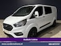 Ford Transit Custom 2.0 TDCI 131pk Automaat L2H1 Dubbele Cabine Euro6 Airco | 6-Zits | Camera | Navigatie | Apple Carplay | LED | Trekhaak Android Auto, LM velgen, Cruisecontrol, Verwarmde voorruit, Parkeersensoren, Bijrijdersbank