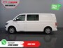 Volkswagen Transporter T6 2.0 TDI 150 pk DSG Aut. L2 Highline E6 DC Dubbel Cabine BPM VRIJ! Carplay/ Alarm/ Leder/ Cruise/ PDC/ Sidebars/ Trekhaak/ LMV/ DAB