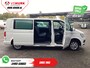 Volkswagen Transporter T6 2.0 TDI 150 pk DSG Aut. L2 Highline E6 DC Dubbel Cabine BPM VRIJ! Carplay/ Alarm/ Leder/ Cruise/ PDC/ Sidebars/ Trekhaak/ LMV/ DAB