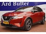 Nissan Qashqai 1.3 MHEV Tekna+Led+Leder+pano-dak+camera+wifi+stuur&stoel-verw+19"lmvapple-care-play = ORIG/NL+ ZEER LUXE !!