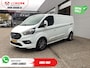 Ford Transit Custom 2.0 TDCI 170 pk Aut. L2 Sport BPM VRIJ! Bi-Xenon/ Leder/ D.B. Riem VV./ Elek.stoel/ Stoelverw./ Carplay/ Camera/ PDC/ LMV/ Cruise/ Trekhaak/ Airco