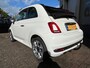 Fiat 500 1.2 Cabrio 69PK Trekhaak,CarPlay,Airco,Cruise,Isofix,ElektrRamen+Spiegels,Pdc,Led,Usb,Lmv,StuurBed,HalfLeder.