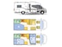 Renault 5 Adria Matrix Supreme M 657SF 150 pk Euro5 Master **Uitmuntende staat/4 zitplaatsen/6 slaapplaatsen/Ruime rondzit/Alde/Zonnepaneel/Luchtvering/Deursloten/Slechts 53.805 km**