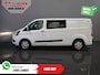 Ford Transit Custom 340 2.0 TDCI 130 pk L2 Dubbel Cabine DC BPM VRIJ! 6 Pers./ 2.8t Trekverm./ PDC/ Cruise/ Trekhaak/ Airco