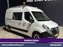 Opel Movano 2.3 Turbo 150pk L2H2 Dubbele Cabine Inrichting Euro6 Airco | Imperiaal | 2500kg Trekhaak | Camera | Navigatie 5-Zits, LED, Cruisecontrol, Parkeersensoren