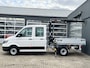 Volkswagen Crafter 35 2.0 TDI DC Hiab Laadkraan 023-3 Trekhaak 2500 kg trekgewicht Airco Cruise controle 6-Persoons Open laadbak Pick-up Euro 6 Bakwagen P-up Telefoonverbinding 1e eigenaar