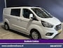 Ford Transit Custom 2.0 TDCI 130pk L2H1 Dubbele Cabine Euro6 Airco | 6-Zits | LM velgen | LED | Navigatie | Cruisecontrol | 2800kg Trekhaak Stoelverwarming, Verwarmde voorruit, Parkeersensoren, Sidebars