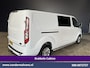 Ford Transit Custom 2.0 TDCI 130pk L2H1 Dubbele Cabine Euro6 Airco | 6-Zits | LM velgen | LED | Navigatie | Cruisecontrol | 2800kg Trekhaak Stoelverwarming, Verwarmde voorruit, Parkeersensoren, Sidebars