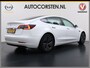 Tesla Model 3 RWD SR+ 60kWh 325PK Lmv 18" AutoPilot Leder PanoDak Adaptive-Cruise Lmv Camera's Elektr.-Stuur+Stoelen+Spiegels+Geheugen+Easy-Entry+Verwarmde stoelen Park assistent PDC WIFI Lane-Assist Speed-Assist Navi LED Comfortstoelen ACC DAB Keyless en Voorverwarmen interieur via App One-Pedal-Drive Origineel Nederlandse auto tot 11kw laden thuis! Garantie Accu tot 10-12-2027 max 160.000km 1.584kg licht!