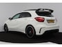 Mercedes-Benz A-klasse AMG 45 4MATIC (PANORAMADAK, AERO PAKKET, KUIPSTOELEN, STOELVERWARMING, CAMERA, DEALER ONDERHOUDEN)