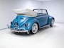 Volkswagen Kever Cabrio | 1961 | Concoursstaat | volledig gerestaureerd | Originele Karmann | Gulf Blue, een unieke, bijna nieuwe klassieker