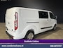 Ford Transit Custom 2.0 TDCI 131pk L2H1 Dubbele Cabine Euro6 Airco | 6-Zits | Apple Carplay | LED | 2800kg trekvermogen Cruisecontrol, Android Auto, Stoeverwarming, Verwarmde Voorruit, Parkeersensoren, Bijrijdersbank