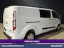 Ford Transit Custom 2.0 TDCI 131pk L2H1 Dubbele Cabine Euro6 Airco | 6-Zits | Navigatie | LED | Apple Carplay | Cruisecontrol Android Auto, Parkeersensoren, Stoelverwarming, Verwarmde voorruit, 2800kg trekvermogen