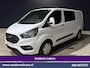 Ford Transit Custom 2.0 TDCI 131pk Automaat L2H1 Dubbele Cabine Euro6 Airco | 6-Zits | Camera | Navigatie | Apple Carplay | LED Cruisecontrol, Android Auto, Trekhaak, Stoelverwarming, Verwarmde voorruit, Parkeersensoren
