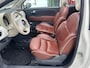 Fiat 500C 0.9 TwinAir Lounge Cabriolet leerbekeleding 2e eigenaar dealer onderhouden airco elektrische ramen cv op afs