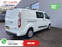Ford Transit Custom 2.0 TDCI 130 pk L2 DC Dubbel Cabine NL Auto/ 2.8t Trekverm./ Carplay/ Airco/ Navi/ Camera/ Cruise/ PDC/ Trekhaak