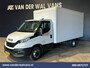 IVECO Daily 35C16H 157pk Dubbel Lucht Bakwagen Laadklep Euro6 Airco | 1010kg laadvermogen Bijrijdersbank