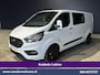 Ford Transit Custom 2.0 TDCI 130pk L2H1 Dubbele Cabine Euro6 Airco | 6-Zits | Camera | Navigatie | LED | Apple Carplay Android Auto, Cruisecontrol, Stoelverwarming, Verwarmde voorruit, Parkeersensoren, Achterklep