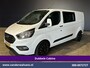 Ford Transit Custom 2.0 TDCI 130pk L2H1 Dubbele Cabine Euro6 Airco | 6-Zits | Camera | Navigatie | LED | Apple Carplay Android Auto, Cruisecontrol, Stoelverwarming, Verwarmde voorruit, Parkeersensoren, Achterklep
