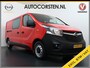 Opel Vivaro D126pk L2H1 Dubbele Cabine Euro 6 Navi Airco Trekhaak Camera Cruise Control Bluetooth Pdc 5-Persoons Betonplex Vloer Wandbetimmering Schuifdeur Regen-Lichtsensor 1.6CDTI 1e Eigenaar Origineel Nederlandse Auto Dealeronderhouden 2.000kg trekvermogen