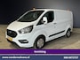 Ford Transit Custom 2.0 TDCI L1H1 Inrichting Euro6 Airco | Camera | Omvormer | LED | Cruisecontrol | Android Auto Stoelverwarming, Verwarmde voorruit, Parkeersensoren, Bijrijdersbank, 2500kg Trekhaak