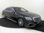 Mercedes-Benz S-klasse AMG 63 4Matic+ Lang Premium Plus / Panoramadak/ Burmester/ Entertainment achter/ DISTRONIC/ Smaragdgroen/ Bruin interieur