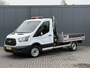 Ford Transit 2.0 TDCI EURO 6 / PICK UP / HIAB KRAAN T-CLX 013 / 2.7 TONS TREKHAAK / 34.988 KM! / 1e EIG. / 3-ZITS / AIRCO / ZEER NETJES